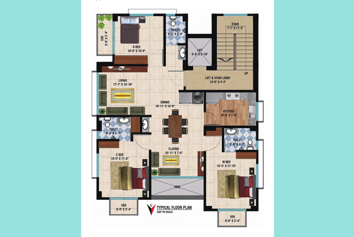 JHL Bristy Floor Plan