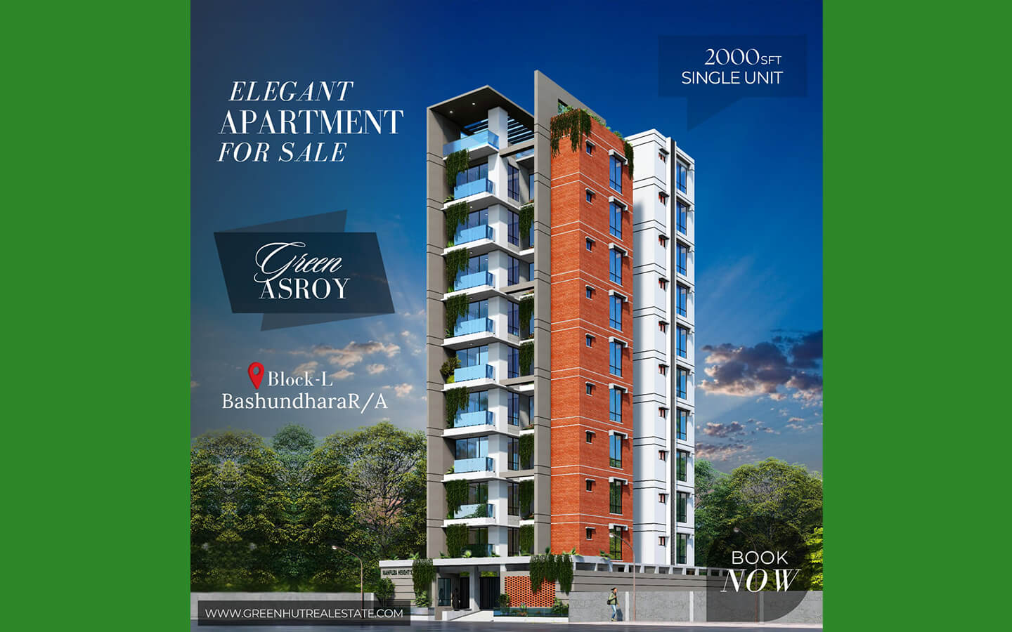 3 Bedroom Flat for Sale at Bashundhara L Block