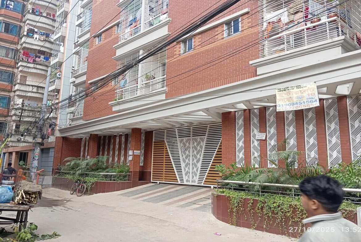 1250 sft Ready Flat at Monipur, Mirpur