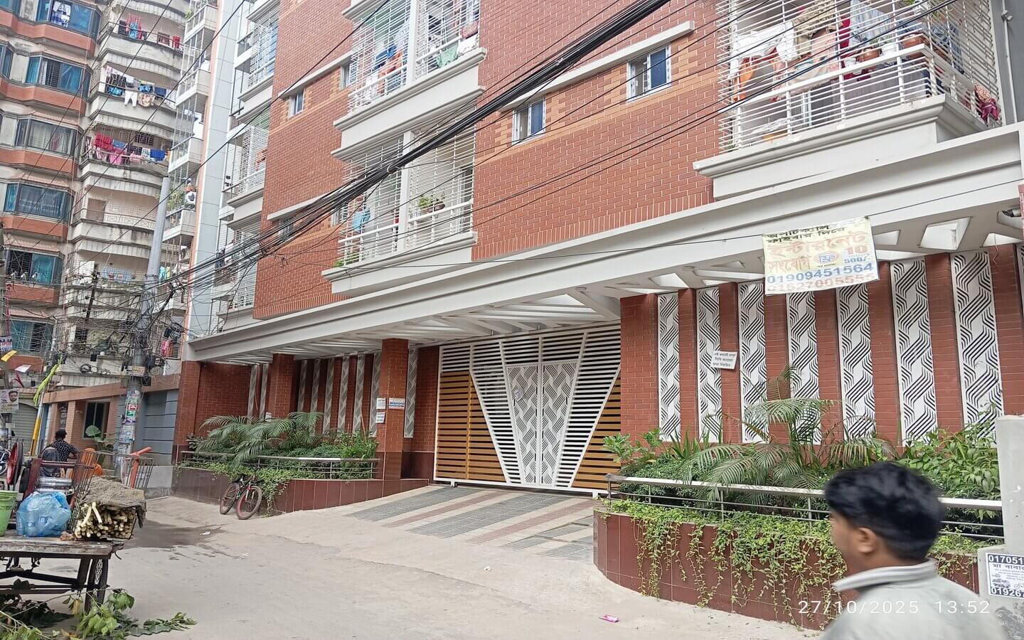 376 Monipur 1250 sft Ready Flat at Monipur, Mirpur